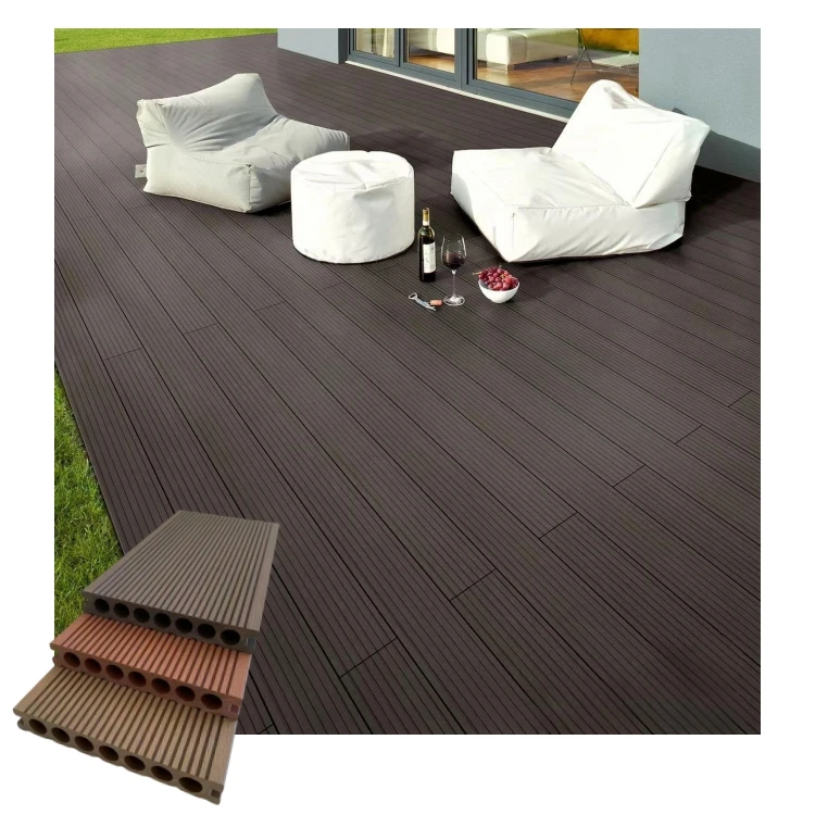 application of WPC composite decking 5