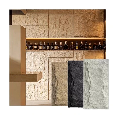 Panou de perete de piatră de ciuperci pu